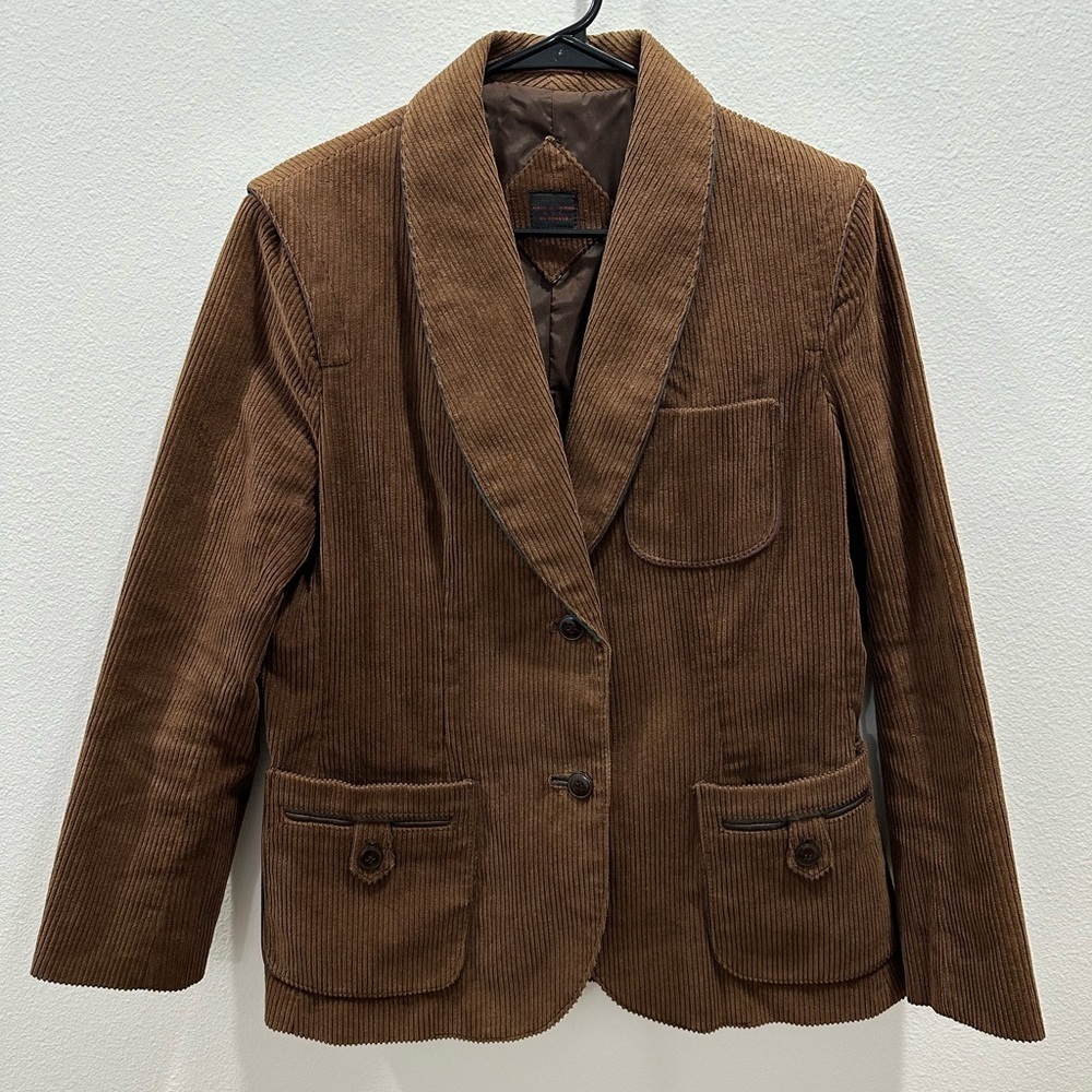 Men’s vintage Brown Corduroy Blazer small/medium GUC lined